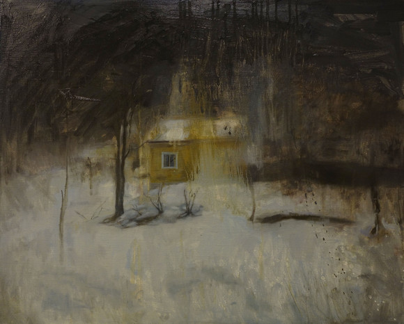 House of dreams 2015 73x90 cm olje på lerret