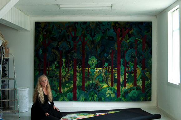 Skogen med meg sittende kopi
