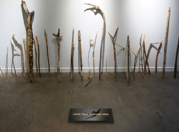 Leave your weapons here
