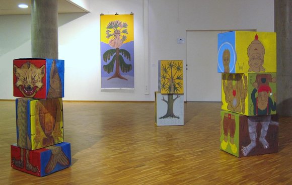 Installasjon migrating identities; fauna, flora 1 og 2, culture.