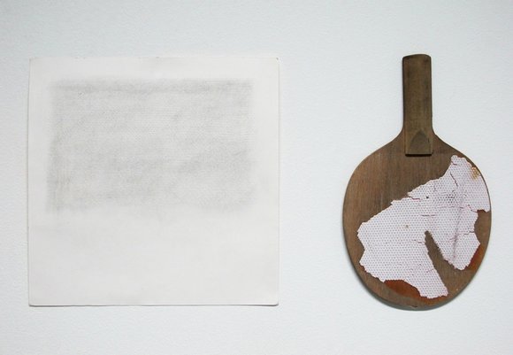 02 helen tolaas coward, uten tittel, 2014, collage, funnet materiale og tegning, 25x 65 cm