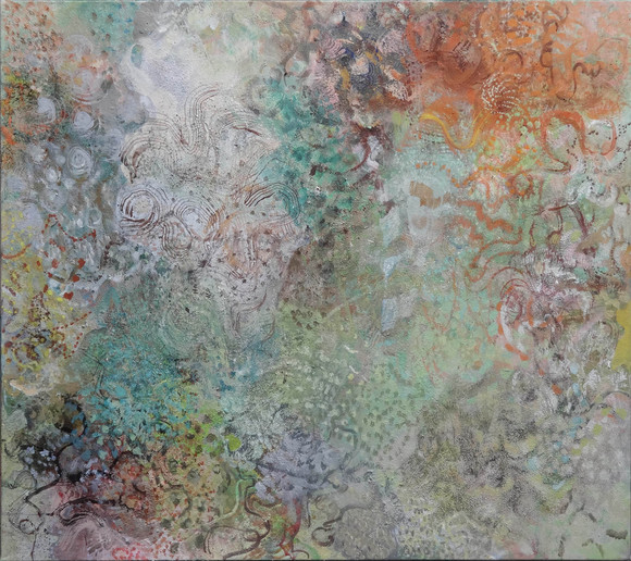 Hanne sletten fri natur 90x98cm akryl