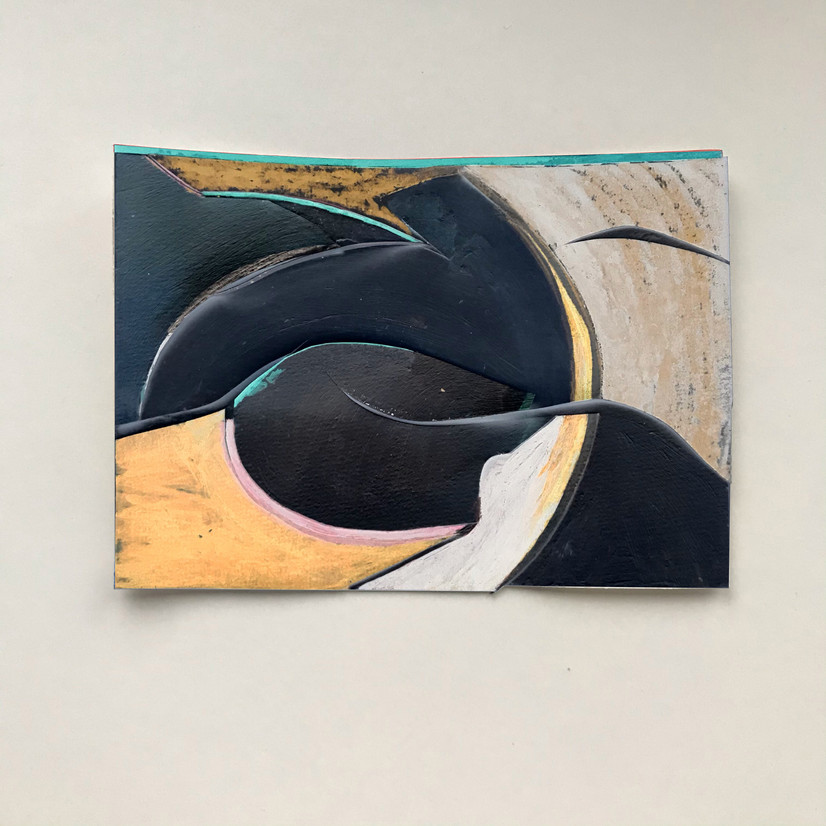 In Dreams, Eldbjørg Sved Skottvoll, collage, 68 cm x 39 cm