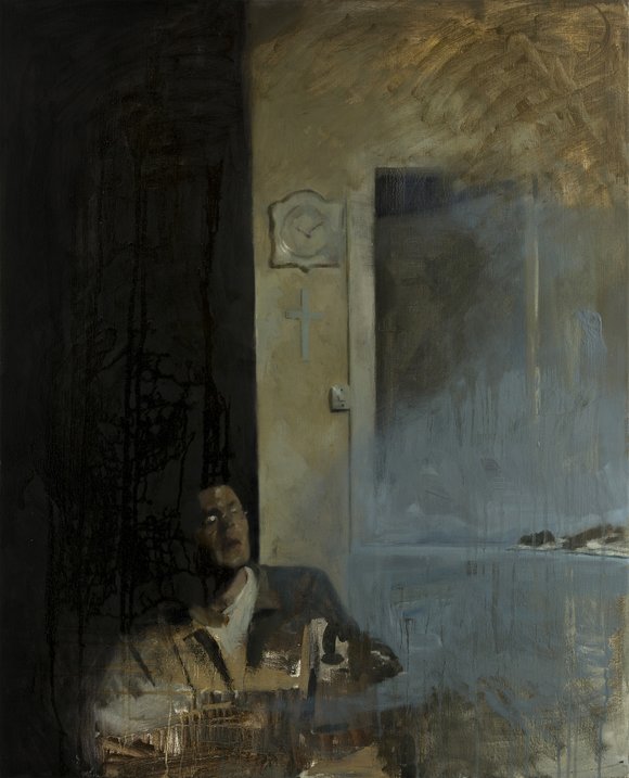 Roald sivertsen,i tiden, olje på lerret,73x90cm, 2016
