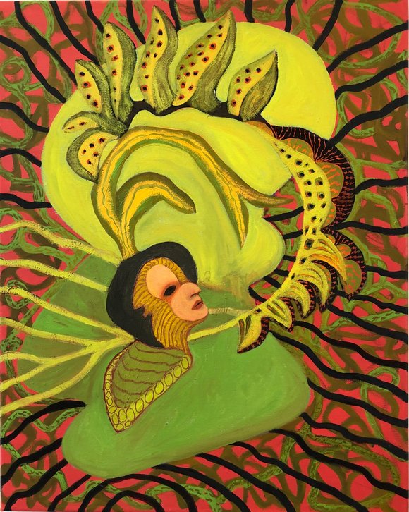 Irene christensen nature is our home 2019 oil on canvas 20x16oil
