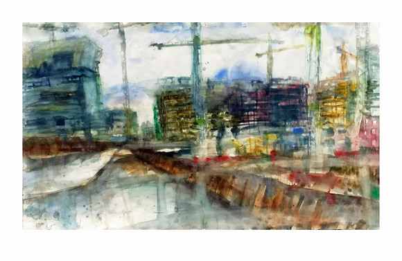 Untitled bjørvika siste phase 19.08.18 akvarell 96x127cm 2018