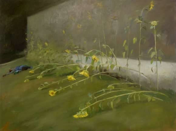 Fall 120x160 cm, olje på lerret, 2018
