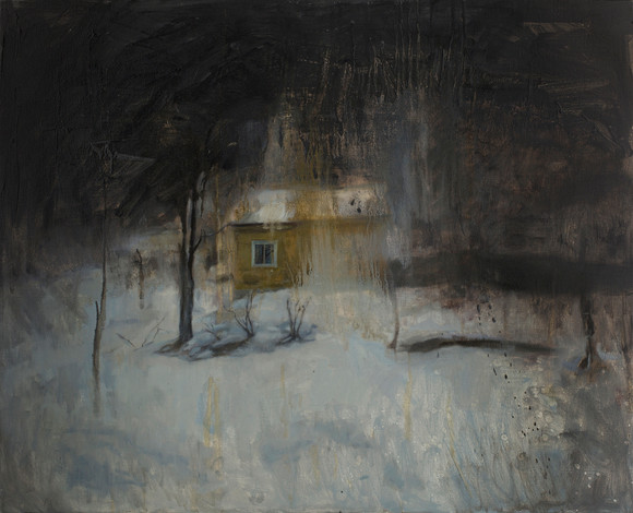 Roald sivertsen,house of dreams, olje på lerret, 73x90cm, 2016