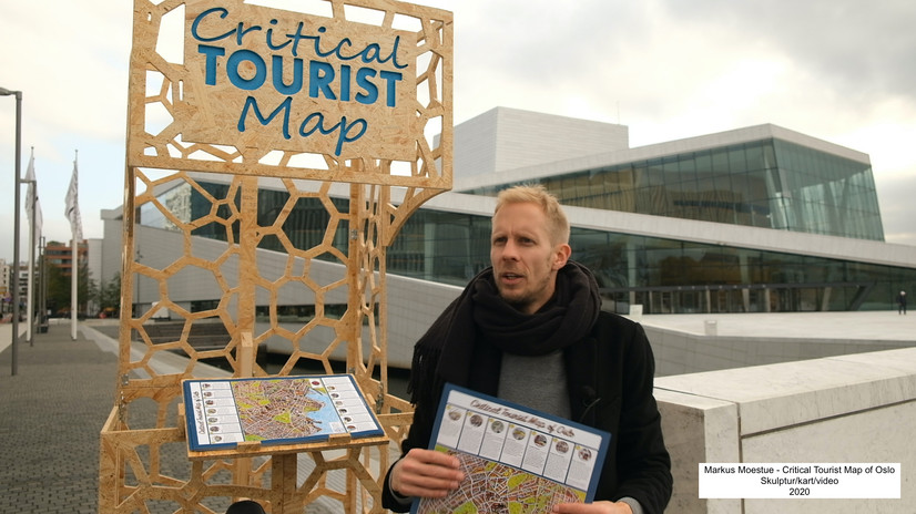 Stillbilde the critical tourist map of oslo 2020