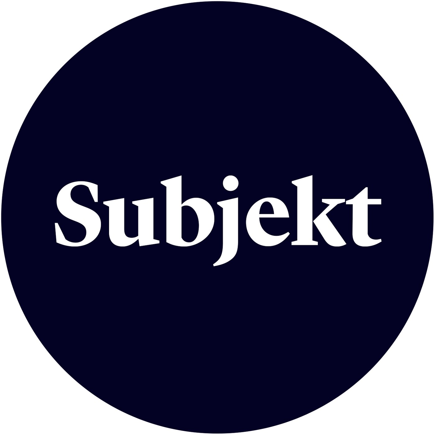 Subjekt hvitpåblå logo rund1500