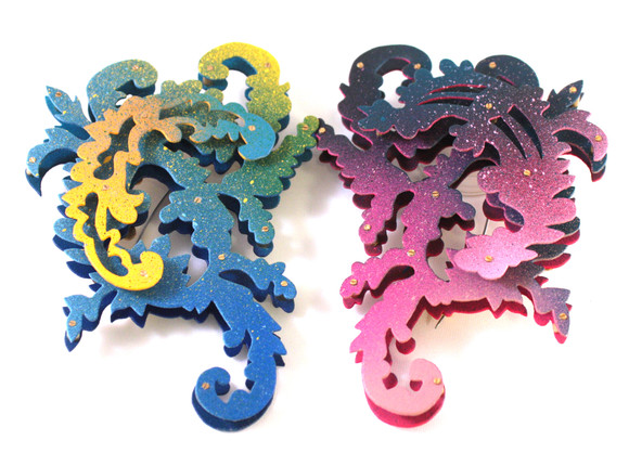 Double ornamental brooches2