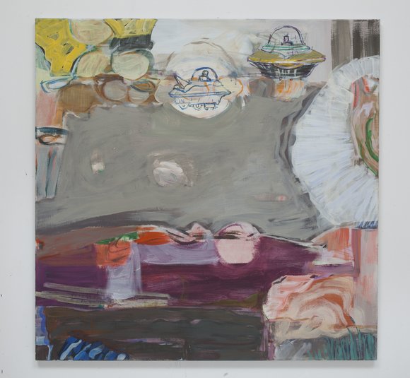 1 kraft akryl på lerret 100x100 cm 2019