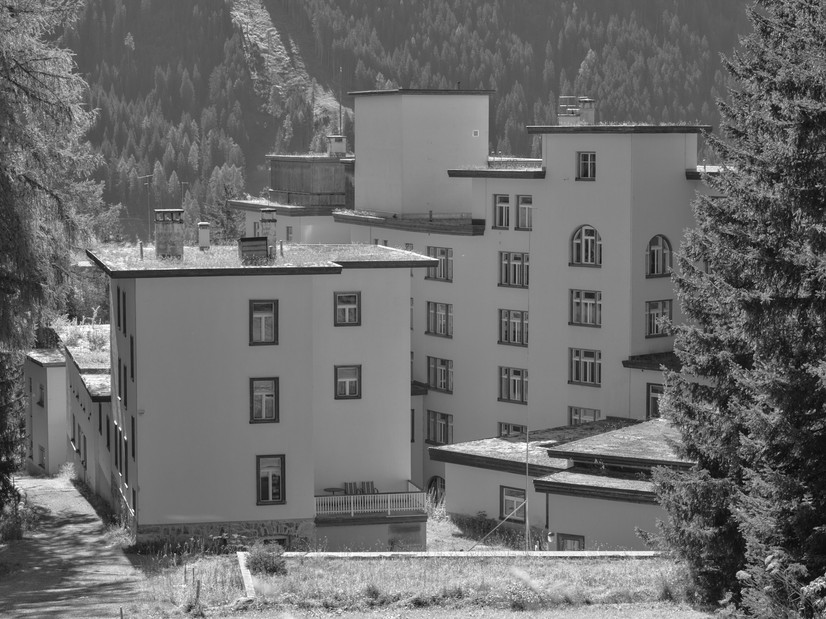 Fra den kommende utstillingen Espen Gleditsch - Sanatorium Stenersen på Nasjonalmuseet, Villa Stenersen, 2025.