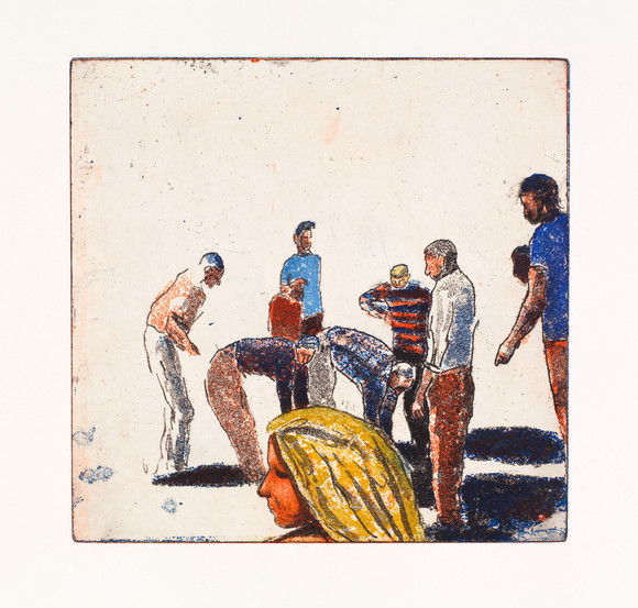 Giske sigmundstad the searchers 3 etching 22x23cm 2016