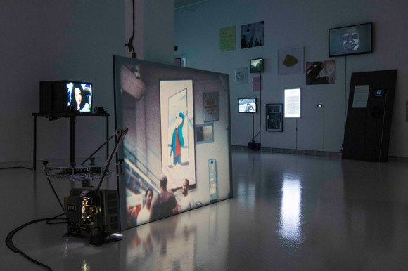 16mm and screen wall w lynn