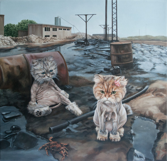 Charlotte jonsmyr oil 2015 oil on canvas 40x40cm