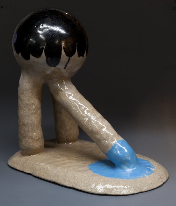 Øyvind suul figur med blått og sort 2019
