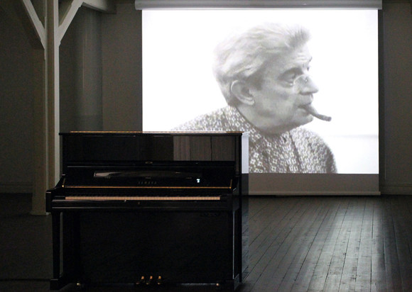 What does it atter how many lovers you have if none of them gives you the universe bjørn erik haugen 2012, video installation, 200 x 200 x 250 cm