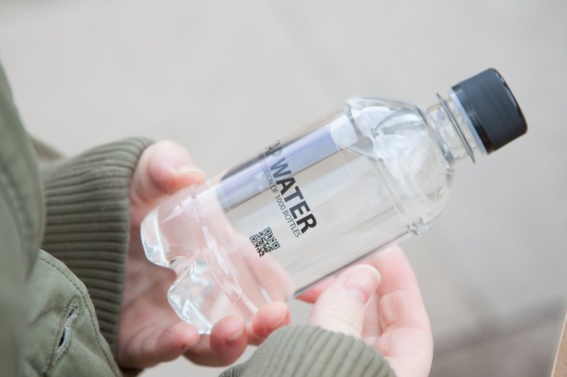 1000 bottles of tap water