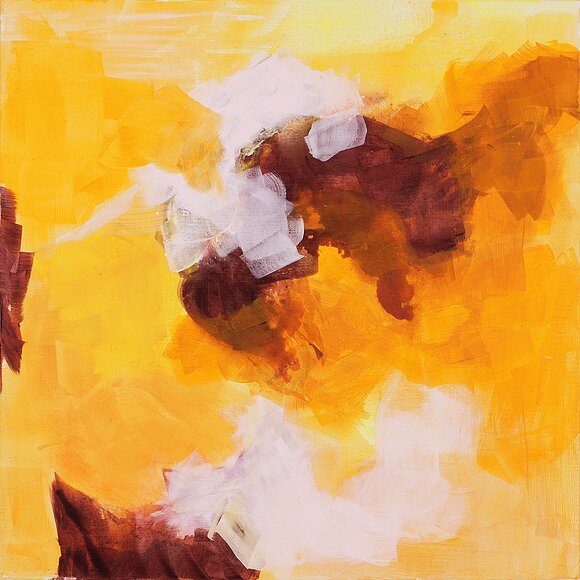 Ingebjørg vatne burning sun v akryl på lerret 60x60 2017 foto hanne tharaldsen