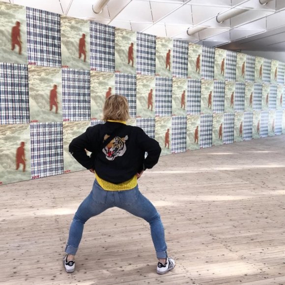 Eline mugaas installation album målmo kunsthall 2017