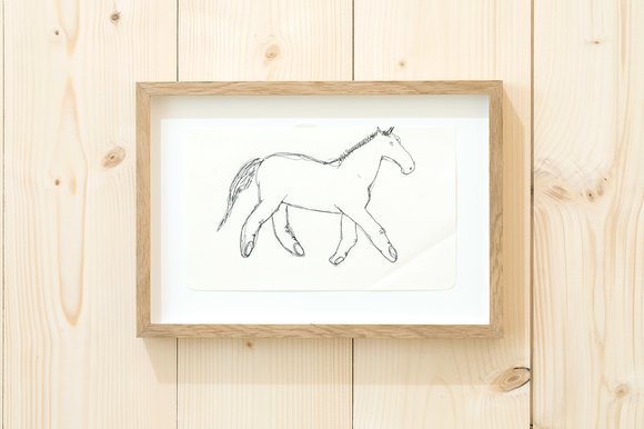 Study equestrian statue